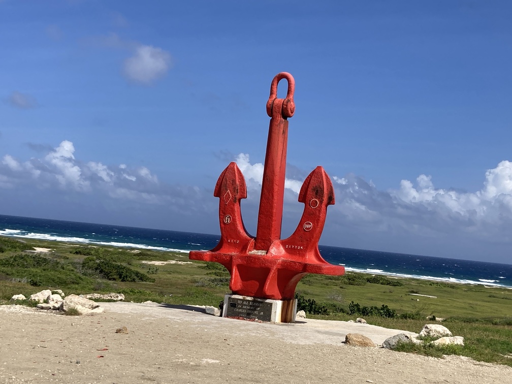 Giant Red Anchor to remember those lost at sea1